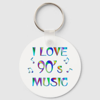 I Love 90's Keychain