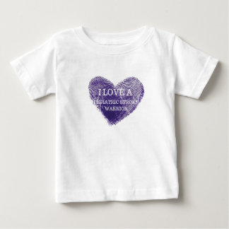 I love a pediatric stroke warrior infant t shirt