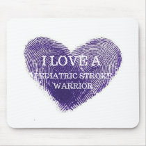 I love a pediatric stroke warrior mouse pad
