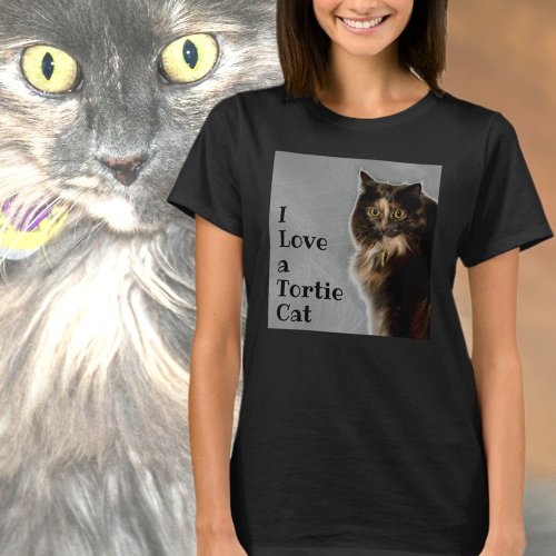 I Love a Tortie Cat T_Shirt