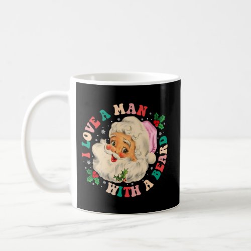 I Love A With A Beard Santa Coffee Mug