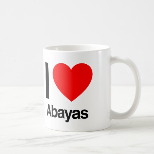 i love abayas coffee mug