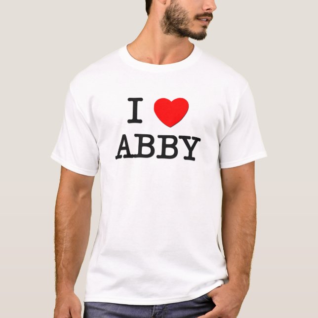 I Love Abby T-Shirt (Front)