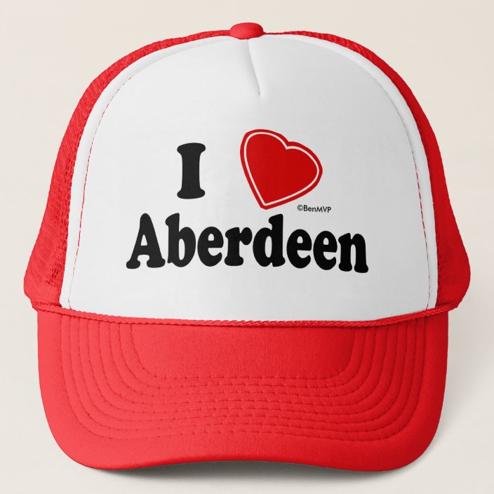 I Love Aberdeen Hat