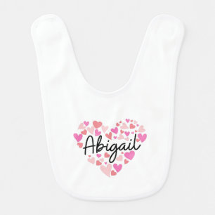 I love Abigail Baby Bib