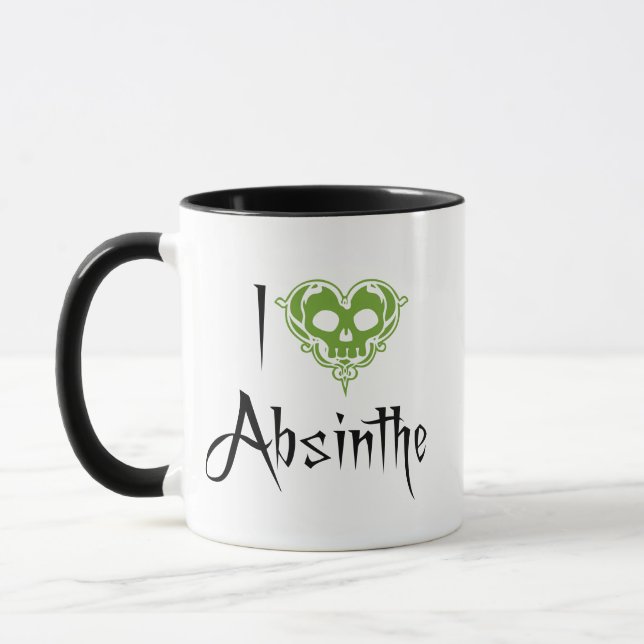 I Love Absinthe Mug (Left)