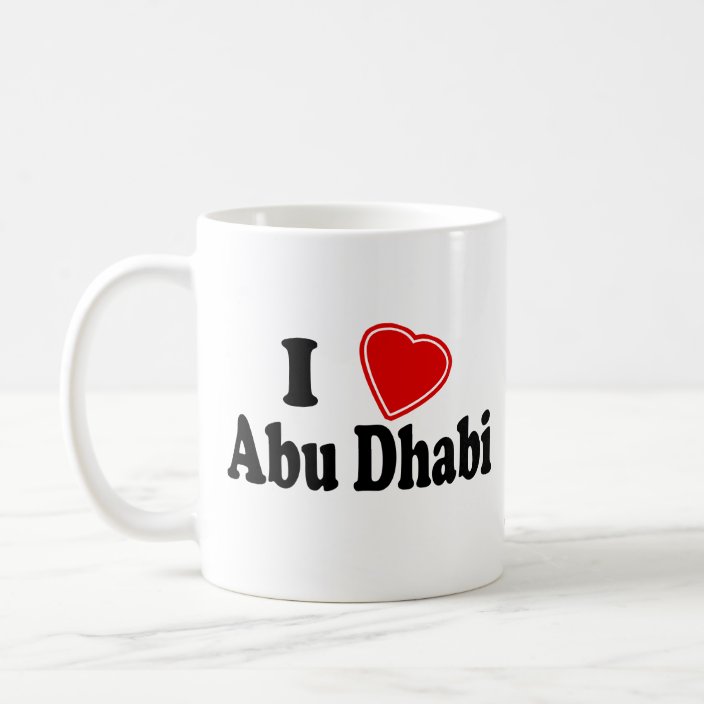 I Love Abu Dhabi Coffee Mug