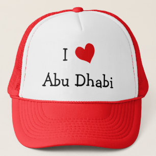 I Love Abu Dhabi Trucker Hat