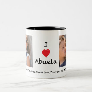 I love Abuela 2 Photo Customizable Mug
