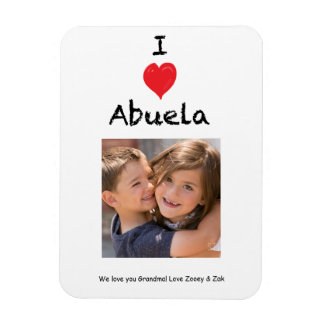 I Love Abuela Photo Magnet Keepsake