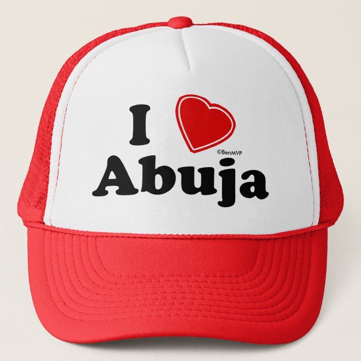 I Love Abuja Mesh Hat