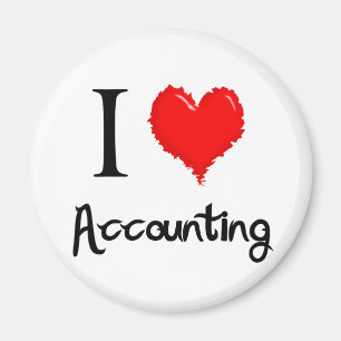 i love accounting magnet