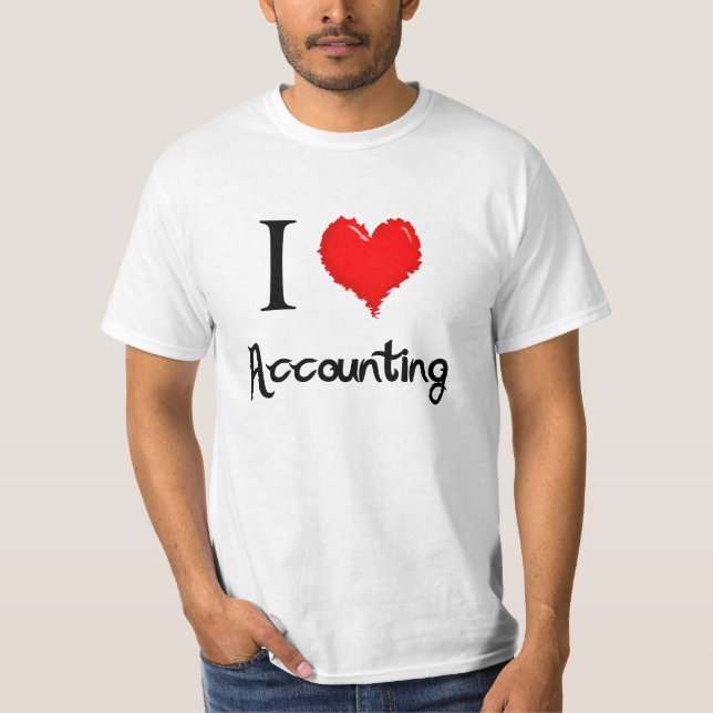 I love Accounting T-Shirt (Front)