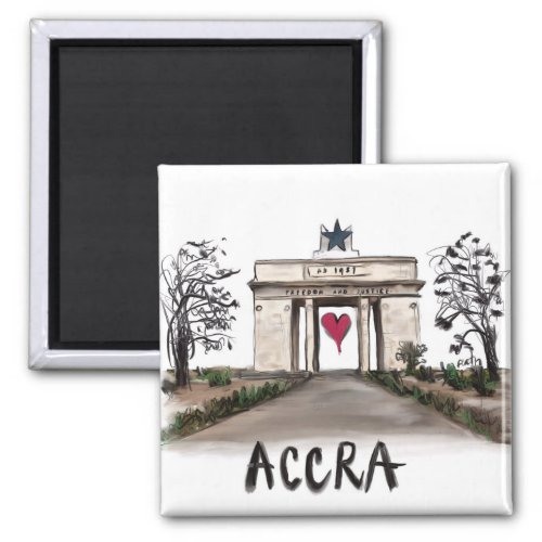 I love Accra Magnet