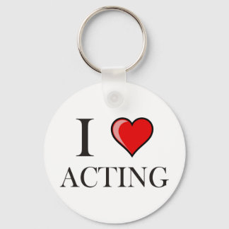 I love Acting Keychain