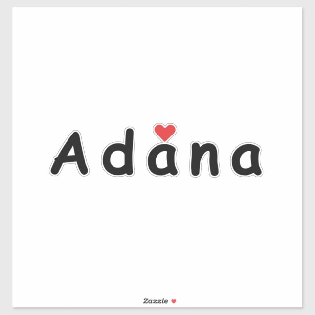 I love Adana Sticker (Sheet)