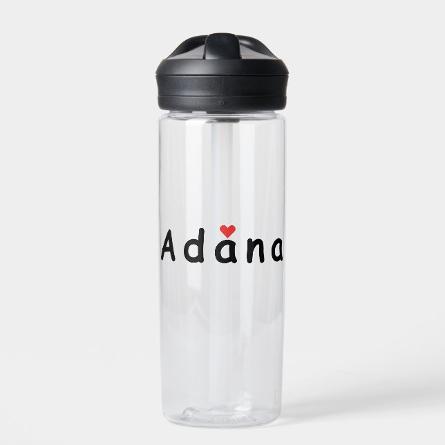 I love Adana Water Bottle (Front)