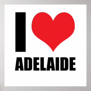 I love Adelaide Poster