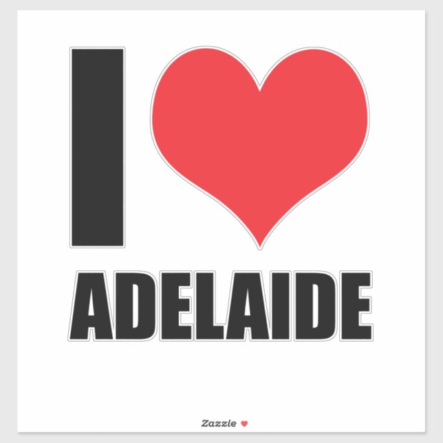 I love Adelaide Sticker (Sheet)