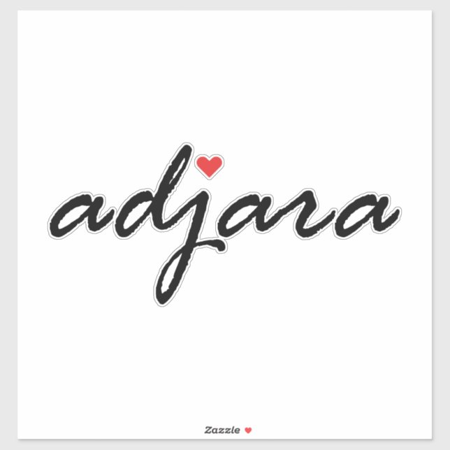 I love Adjara Georgia Sticker (Sheet)