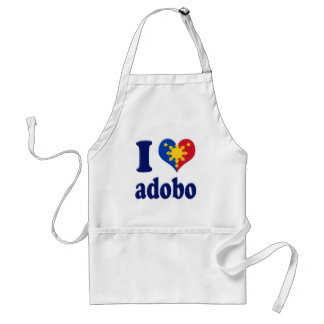 I Love Adobong Pinoy Adult Apron