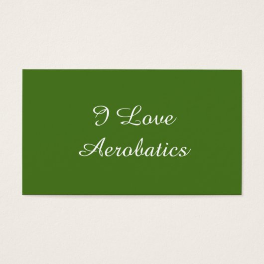 I Love Aerobatics (Front)