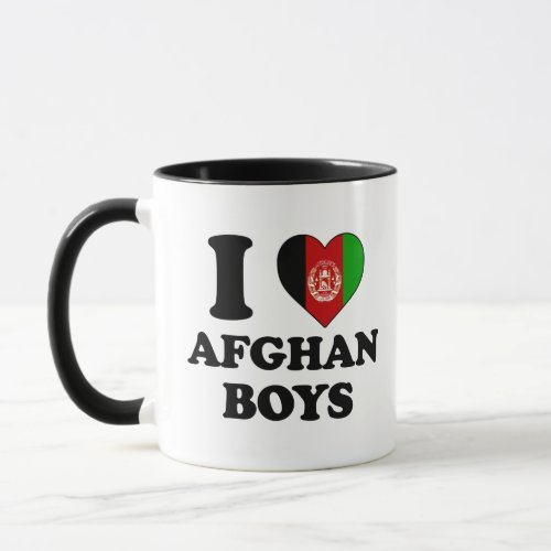 I love Afghan Boys Mug