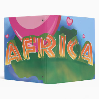 I Love Africa 3 Ring Binder