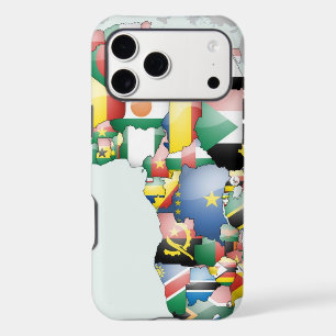 I Love Africa Art Print Pan-African Map & Herita iPhone 17 Pro Max Case