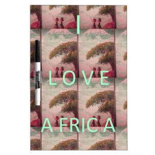 I Love Africa – Cultural Landscape Pattern Dry-Erase Board