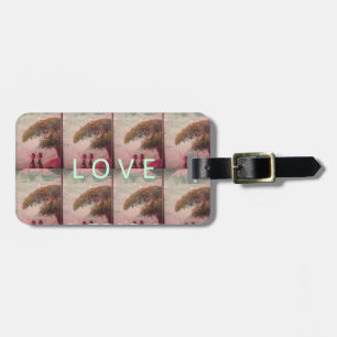 I Love Africa – Cultural Landscape Pattern Luggage Tag