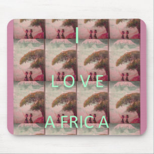 I Love Africa – Cultural Landscape Pattern Mouse Pad