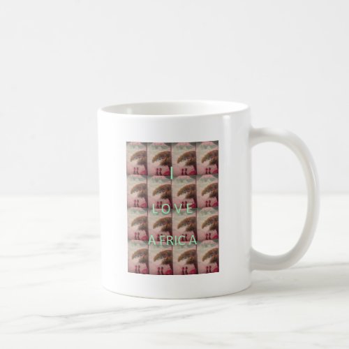 I Love Africa  Kilimanjaro Mountain  Coffee Mug