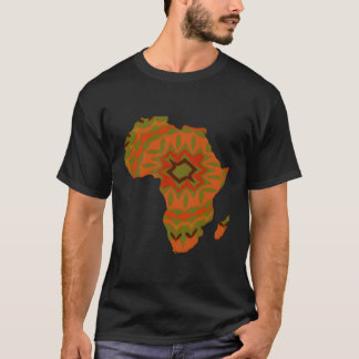 I Love Africa Outline Of African Continent T-Shirt