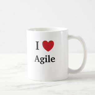 I Love Agile Project Manager Quote PMO Team Gift Coffee Mug