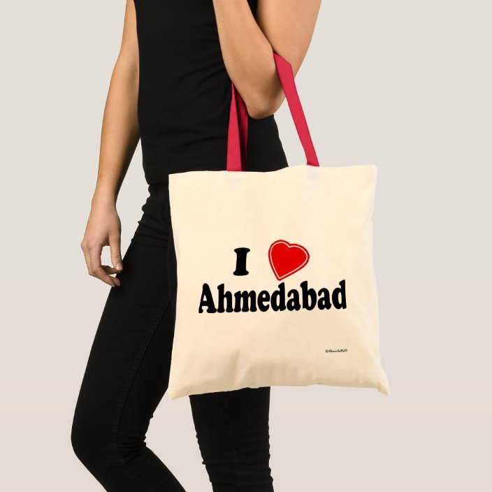 I Love Ahmedabad Tote Bag