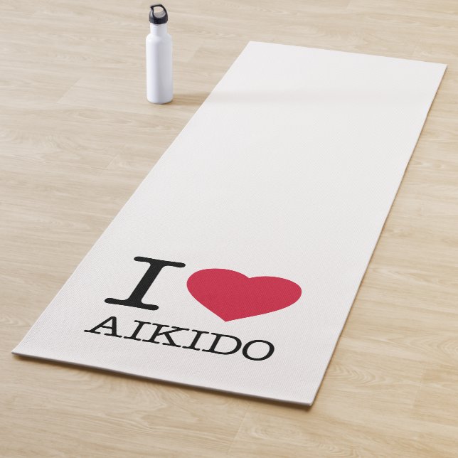 I LOVE AIKIDO YOGA MAT (In Situ)