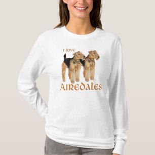 I Love Airedales T-Shirt