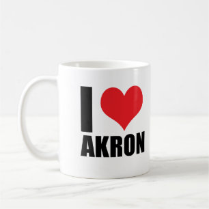 I love Akron Coffee Mug