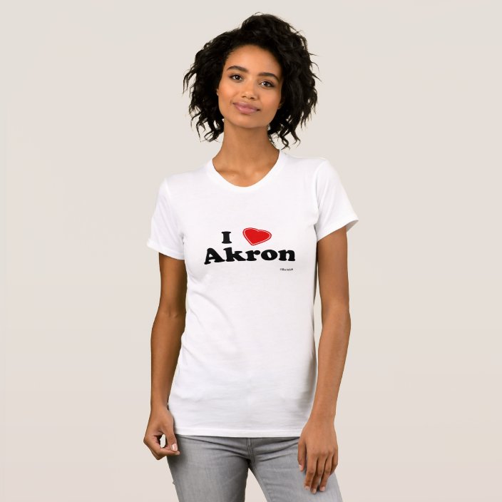 I Love Akron Tshirt