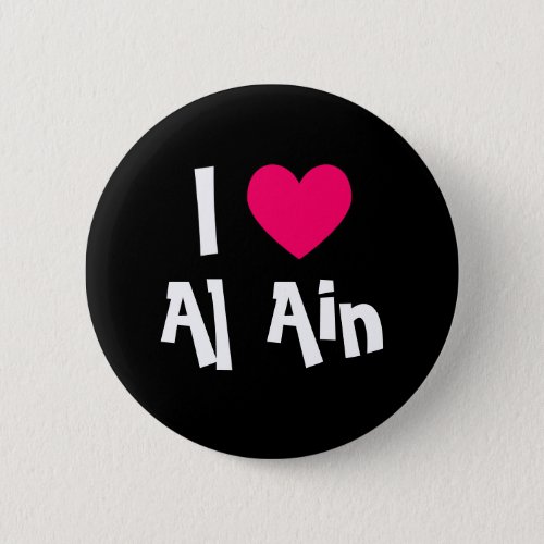 I Love Al Ain Pinback Button