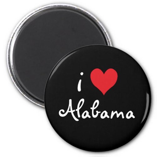 I Love Alabama Magnet