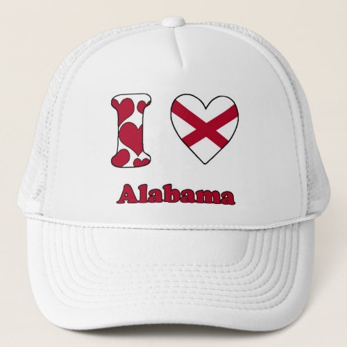 I love Alabama Trucker Hat