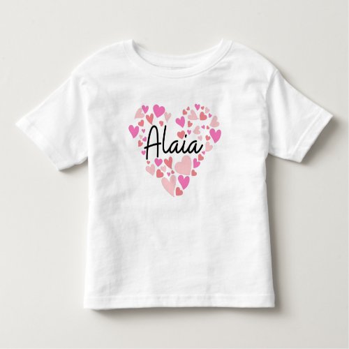 I love Alaia _ hearts for Alaia Toddler T_shirt
