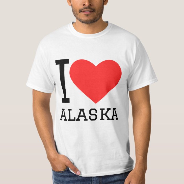 I love Alaska  T-Shirt (Front)