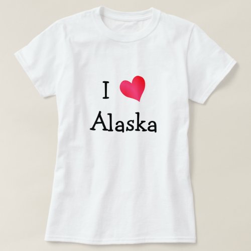 I Love Alaska T_Shirt