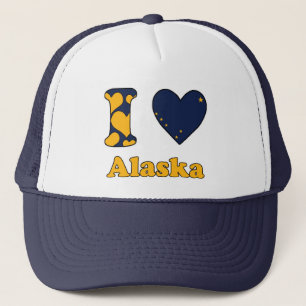 I love Alaska Trucker Hat