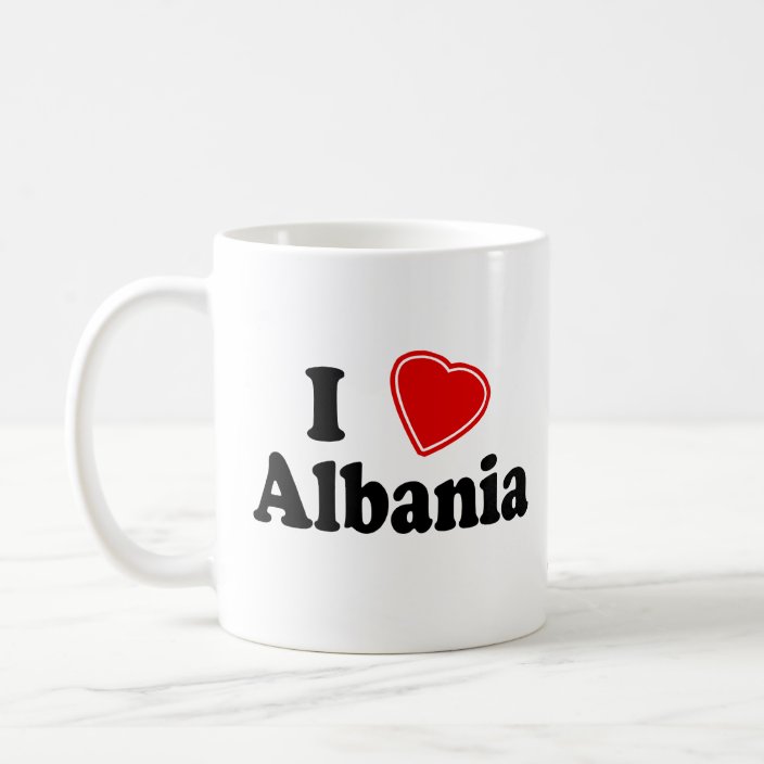 I Love Albania Mug