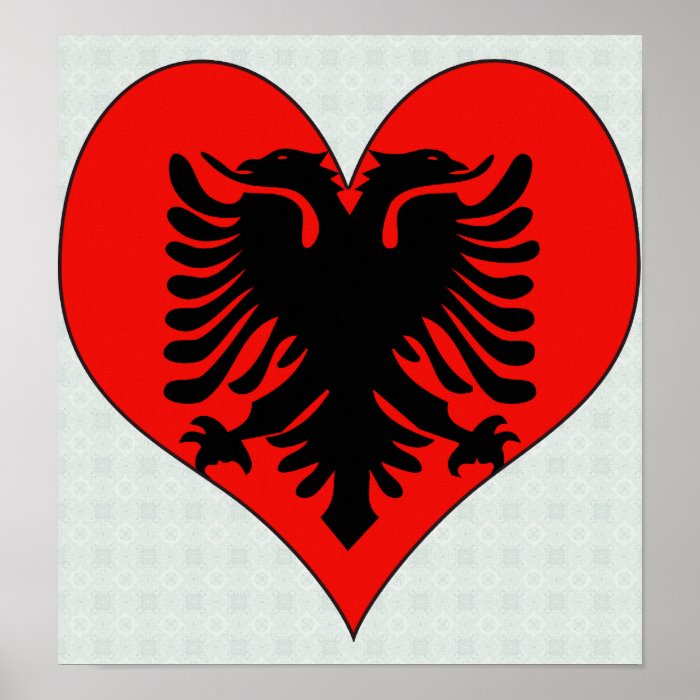 I Love Albania Print