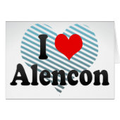 I Love Alencon, France (Front Horizontal)